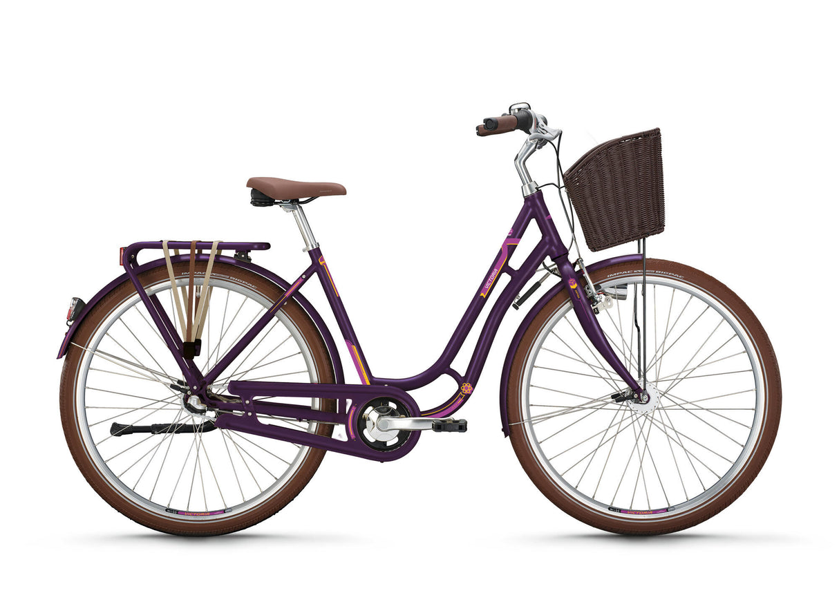 Vélo de ville Victoria antiqa 5 mod. 24 vélo vict.antiqa 5 28 50 nost.7sp violet foncé