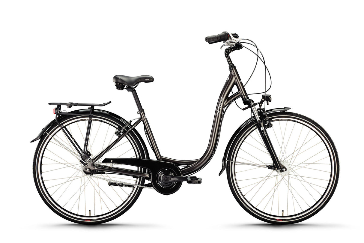Vélo de ville Victoria classique 3 mod. 24 vélos vict.classic 3 28 45 entrée basse 3sp anthr.
