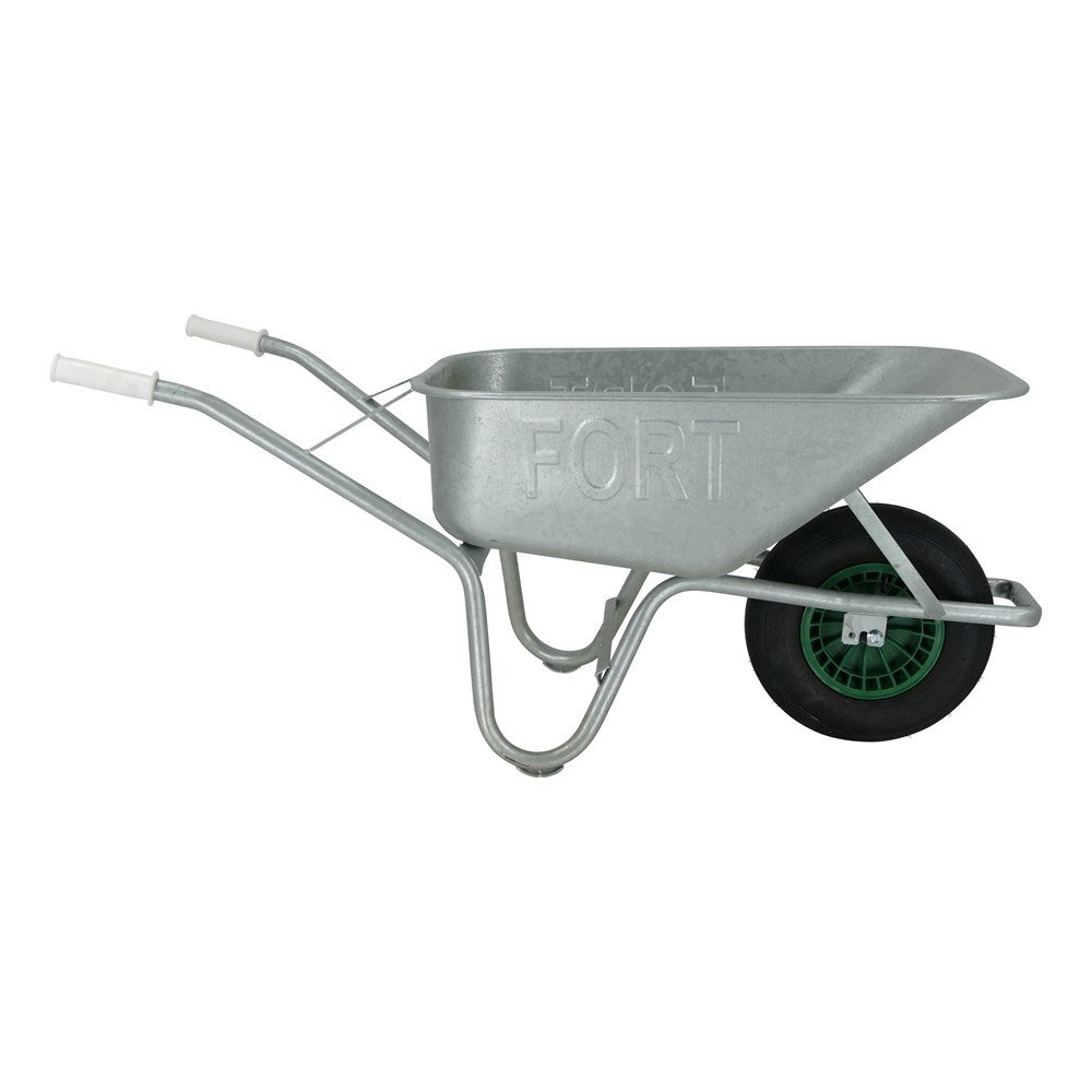 Brouette Fort Products 100l entièrement galvanisée