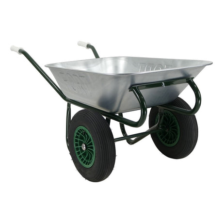 Fort products brouette 90l galvanisée 2 roues 1