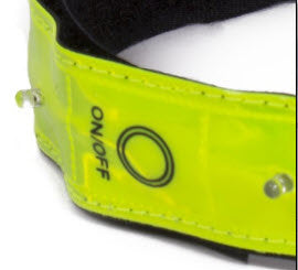 Fluores du bracelet LED. batteries incluses