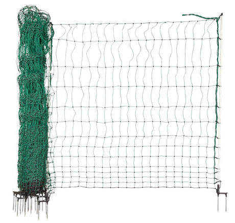 Ako producten kippennet maxi 122cm 25m dubbele pen groenwit