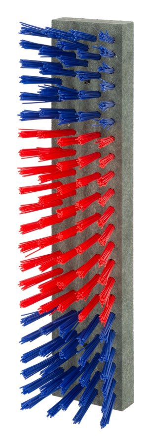 Produits brosse à bovins nylon bleu rouge bleu 50x10cm