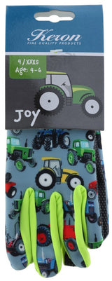Keron gant enfant joie 6 8 ans motif tracteur