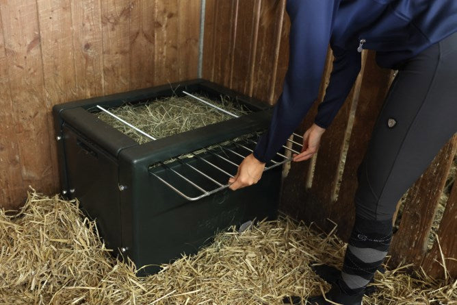 Boîte à foin Abi économe en nourriture