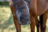Masque anti-mouches avec protection des oreilles et du nez poney