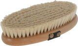 Brosse à cheval avec dos en bois