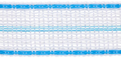 Ako Platinumline Scare Tape 40 mm blanc-bleu 200m