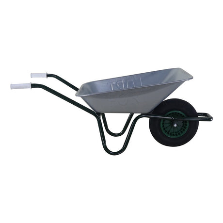 Fort products brouette de jardin conteneur galvanisé 85l base gel