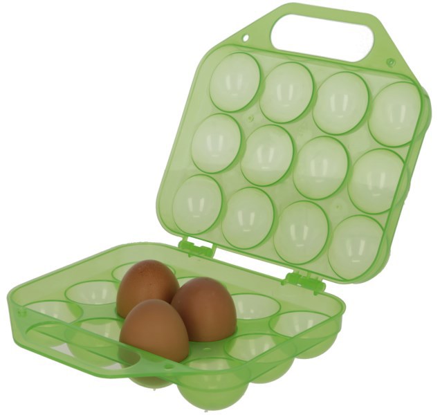 Kerbl products coquetier en plastique pour 12 oeufs vert