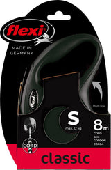 Flexi products ligne rétractable nouveau cordon classique noir s 8 mètres jusqu'à 12kg