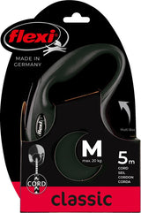 Flexi products ligne rétractable nouveau cordon classique noir m 5 mètres jusqu'à 20kg