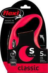 Flexi products ligne rétractable nouveau pneu classique rouge s 5 mètres jusqu'à 15kg