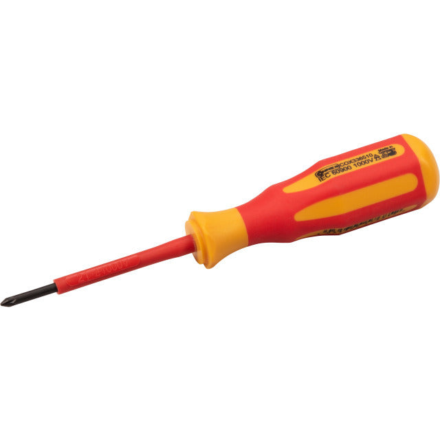 Tournevis Connex croix pz1 80mm isolé 1kv