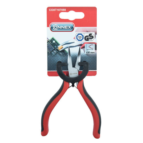 Connex pince à bec effilé mors courbés 120mm