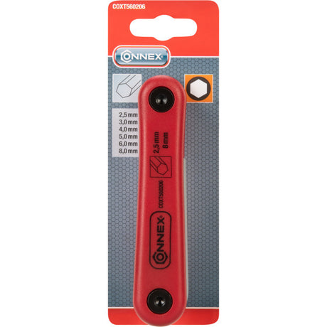Jeu de clés hexagonales Connex 6 pans 2,5-8 mm 6 pièces - coxt560206