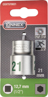 Clé à douille Connex 1 2 21mm - coxt570021