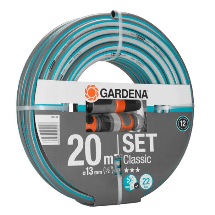 Gardena tuyau d'arrosage classique+bras 1 2 pouces 20m 18004-20
