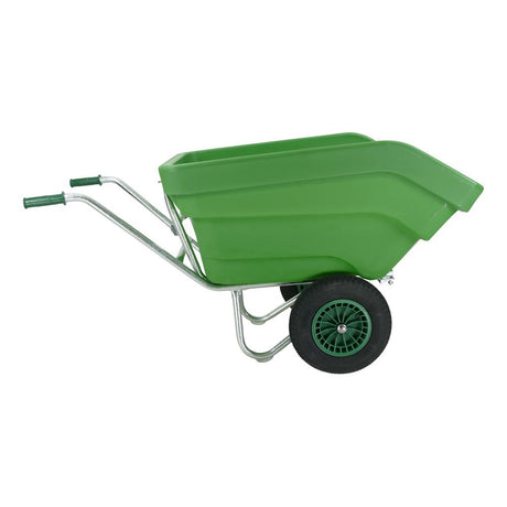 Fort products brouette basculante f s 300l vert 2 roues pneumatiques