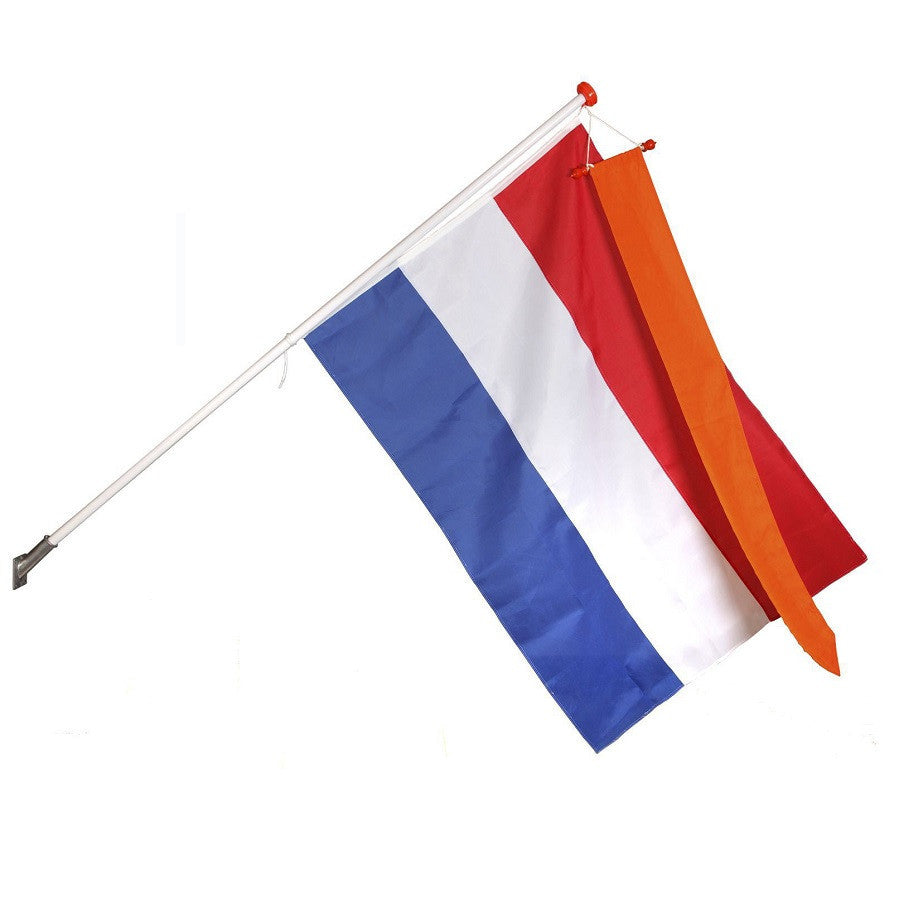 Produits mât de drapeau 200cm avec bouton orange