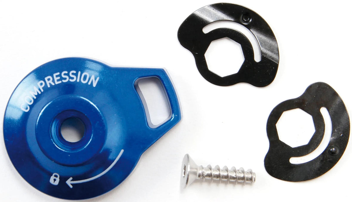 Réglage de la compression Rockshox. bouton bluto