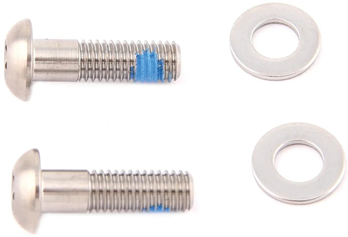 Boulon de montage Sram, vis titane 17mm, paire, pour montage plat