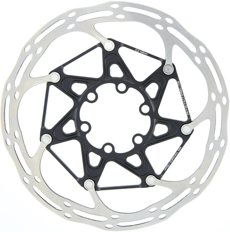 Ligne centrale du disque de frein Sram x ligne centrale du rotor x 6h.acier inoxydable, araignée en aluminium