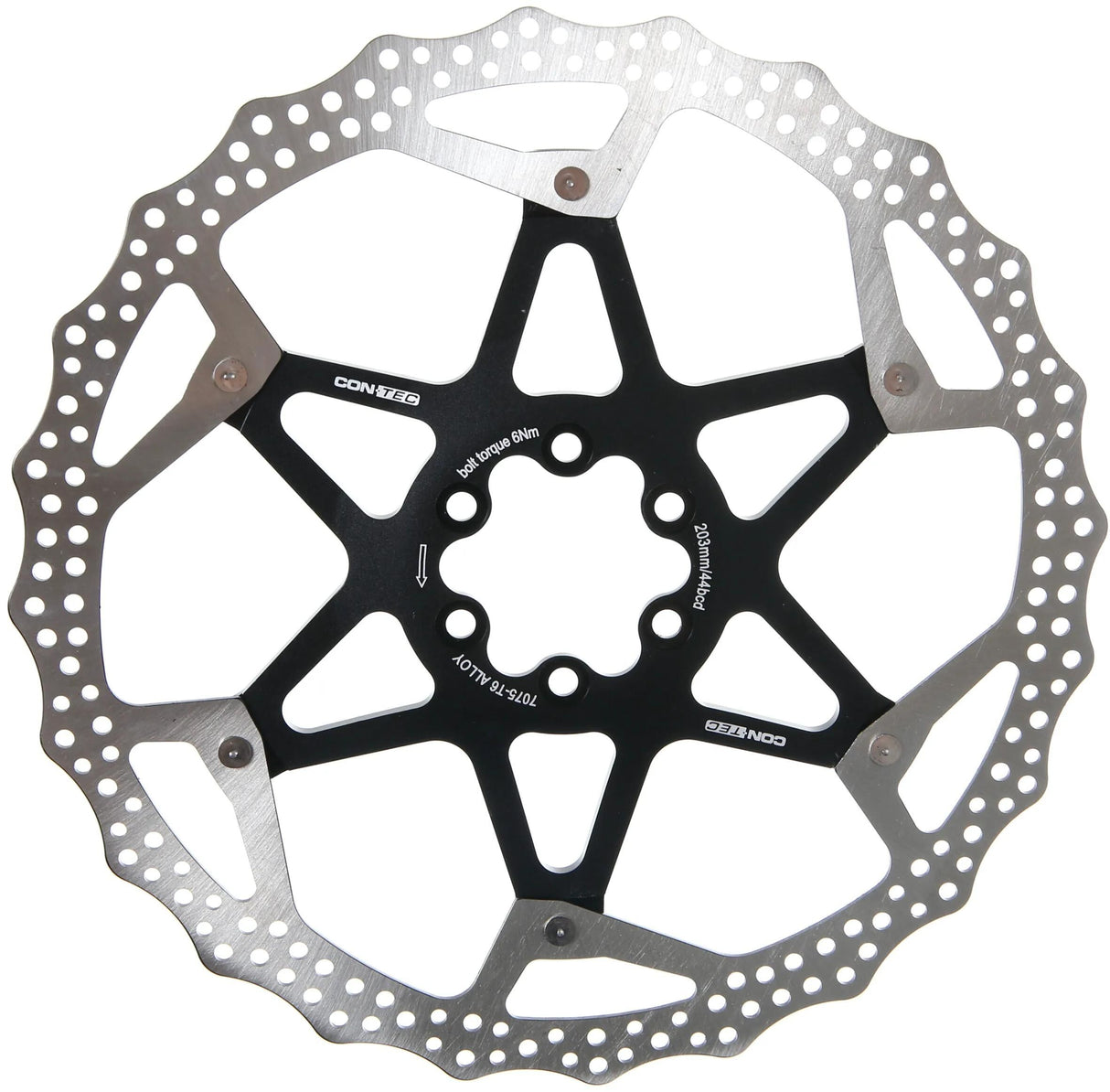 Disque de frein Contec CDR-HD 1 ct disque br. rotor cdr-hd1 203 mm 2 parties 6 trous