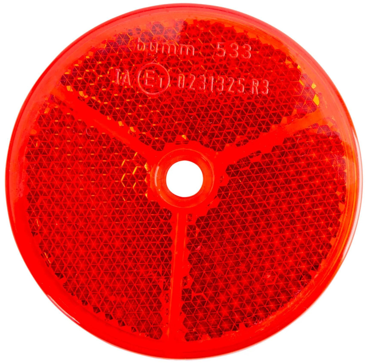 Busch + Müller réflecteur busch müller b m réflecteur arrière plastique 61 mm, rouge
