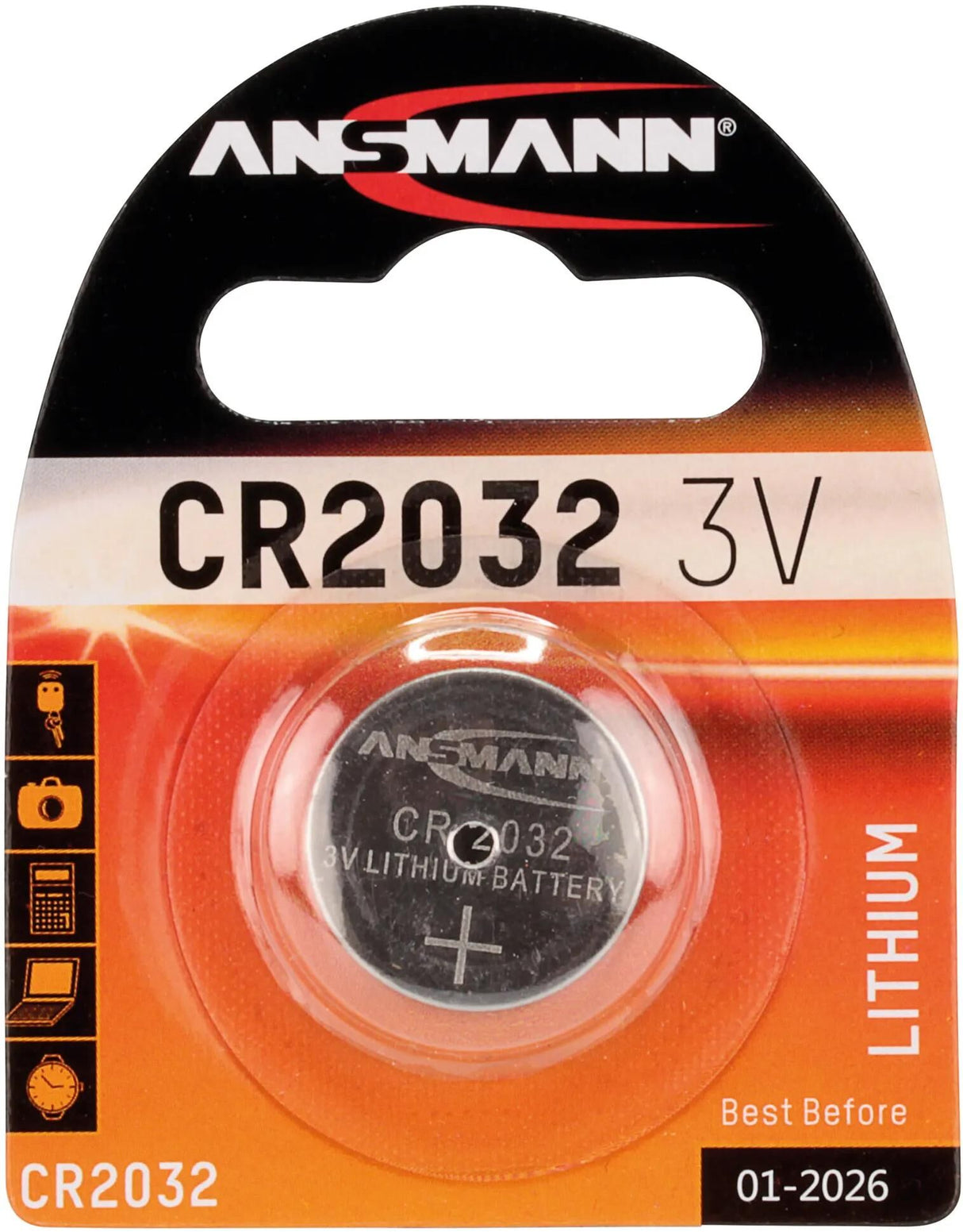 Pile bouton Ansmann pile bouton au lithium cr2032, 3v