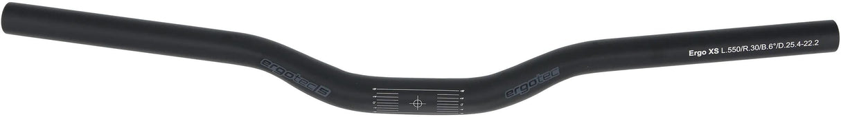 Guidon Ergotec ATB xs 25.4 550mm 6� noir mat