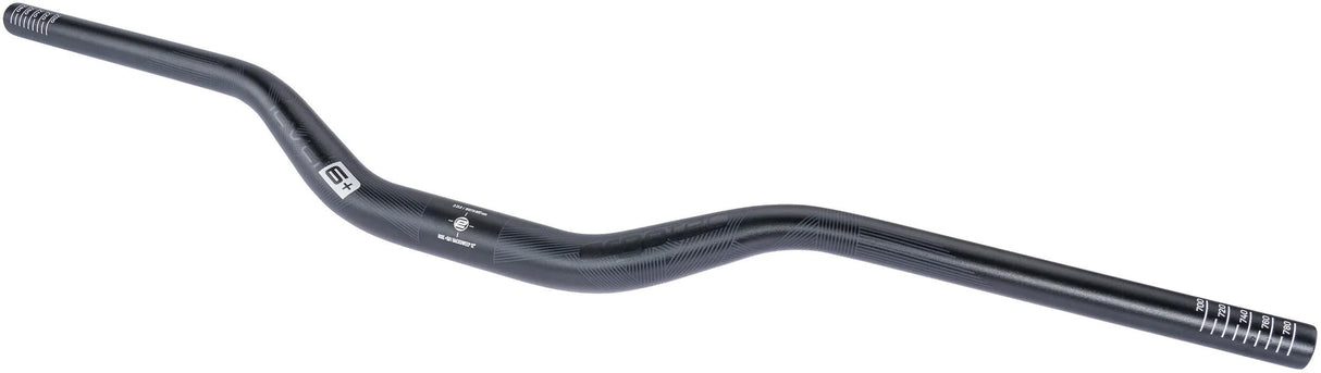 Ergotec barre montante 30-50 barre montante de guidon 50 31,8 noir niveau 6+