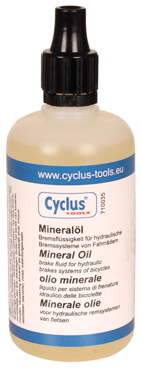 Huile minérale Cyclus Tools pour freins à disque 100ml