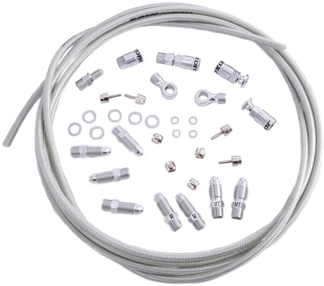 Kit de durites de frein Quaxar sherman br. kit ligne sherman argent 3000mm