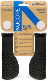 Herrmans jeu de poignées nucore town wave 130 130mm noir