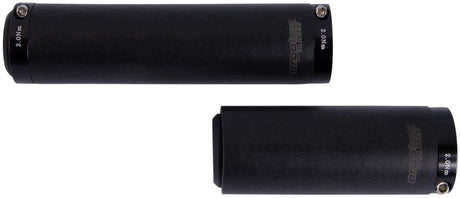 Ergotec jeu de poignées bilbao 130 90mm silicone noir