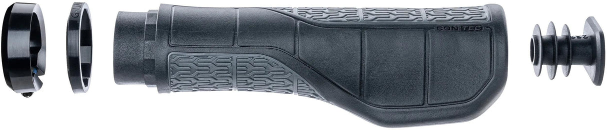 Poignées Contec fusionnent le confort de montagne, 140 mm, noires