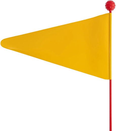 Drapeau de sécurité de mode vélo drapeau de sécurité vélo fash. jaune optimal