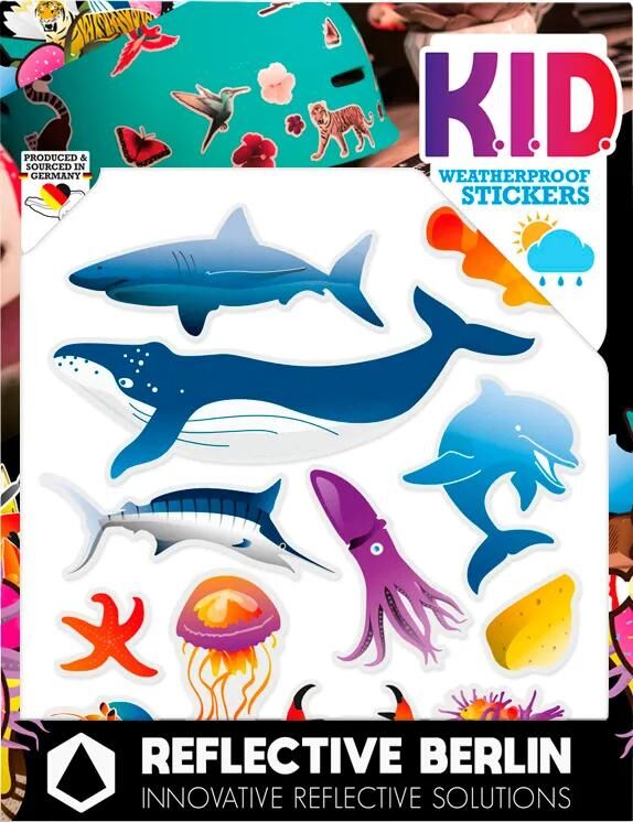 Autocollants réfléchissants berlinois k.i.d. réf. autocollant re.berlin kid maritim