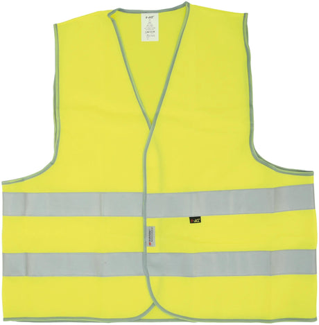 Gitre de sécurité à 4 actes 2 rayures unisexe Taille jaune L