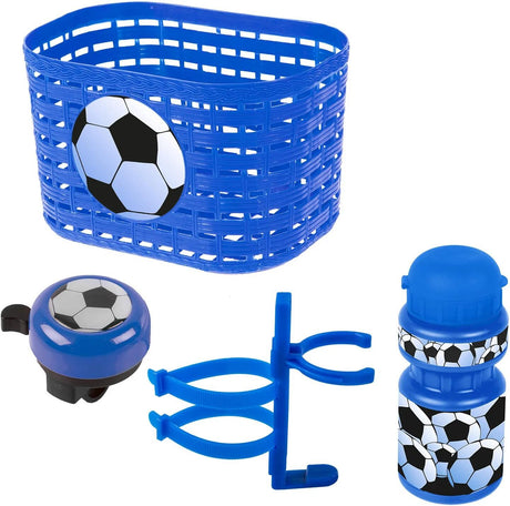 Accessoires de baril en laiton korb, glocke, ensemble de bibelots en laiton sch.soccer panier cloche bouteille