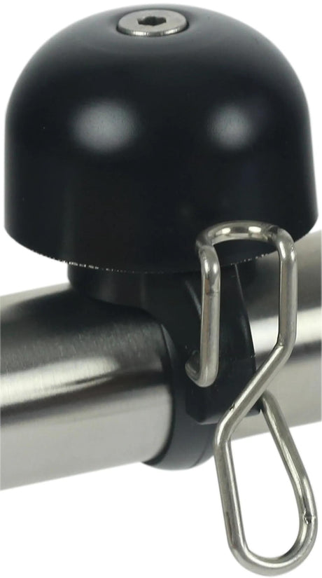 Widek cloche de vélo trombone mini cloche trombone mini plastique alu, noir