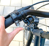 Widek sonnette de vélo sonnette de vélo électrique noir argent