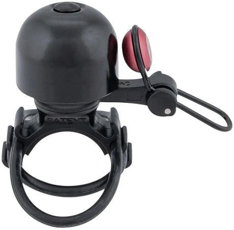 Contec cloche de vélo diamant bing ct mini cloche diamant bing, noir rouge, uni