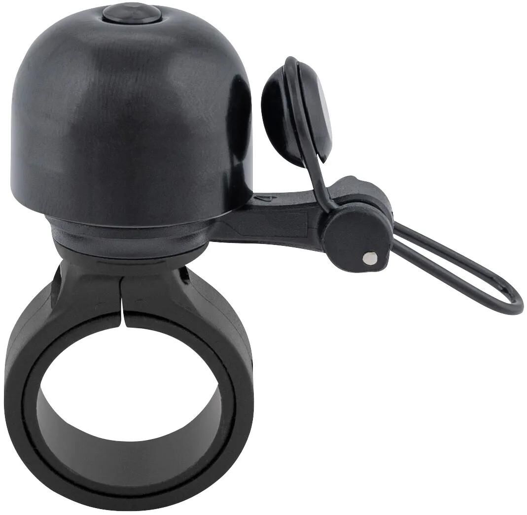 Contec Mini cloche de vélo Diamond Bing CT Mini Bell Diamond Bing, noir, 22,2 mm