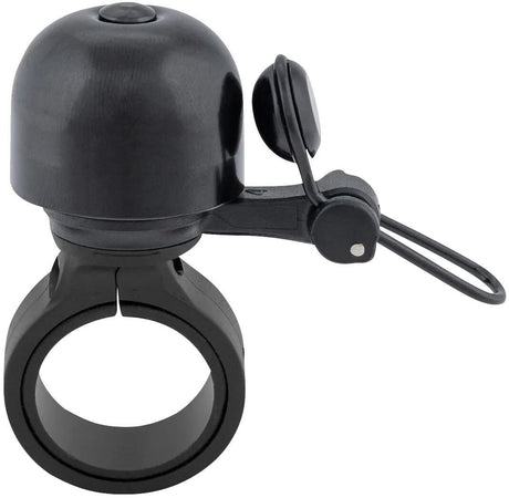 Contec Mini cloche de vélo Diamond Bing CT Mini Bell Diamond Bing, noir, 22,2 mm