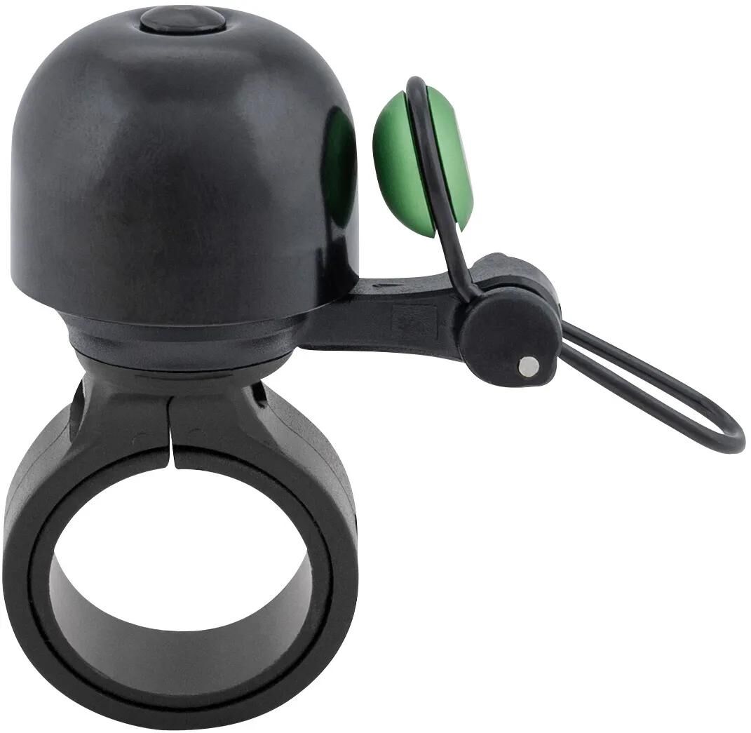Contec mini cloche de vélo Diamond Bing ct mini cloche Diamond Bing, noir vert. 22,2 m