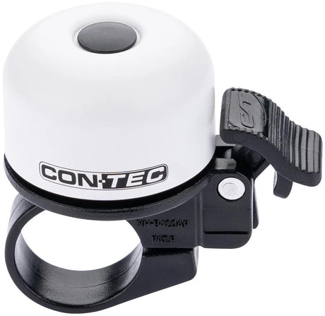 Contec mini cloche de vélo bing ct mini cloche bing blanc mat