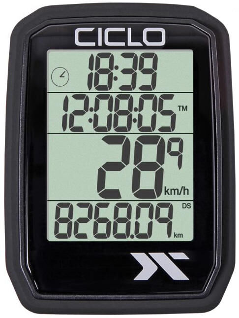Ciclosport ordinateur de vélo protos 105 ordinateur de vélo protos 105 noir