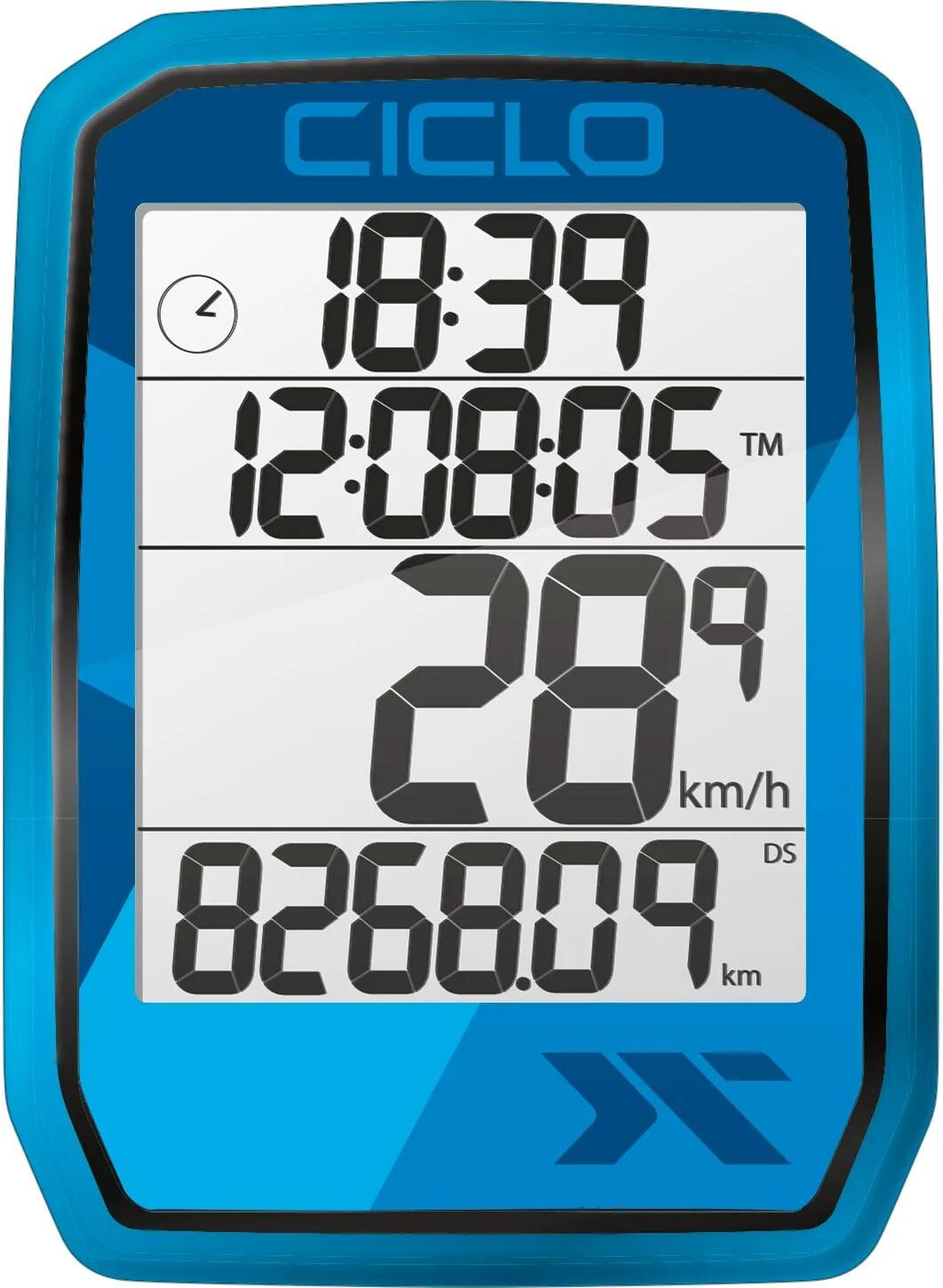Ciclosport ordinateur de vélo protos 105 ordinateur de vélo protos 105 bleu